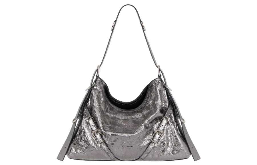 Givenchy Givenchy Sheepskin Handbag, Shoulder Bag Women's Silver