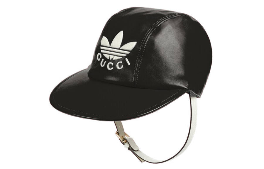 GUCCI GUCCI X Adidas Baseball Hat With Chin Strap