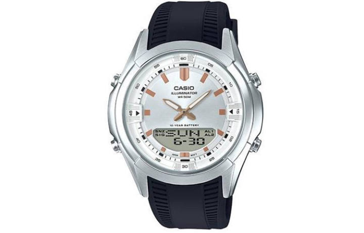 CASIO CASIO Men 46mm Silver Watch AMW-840-7AVDF