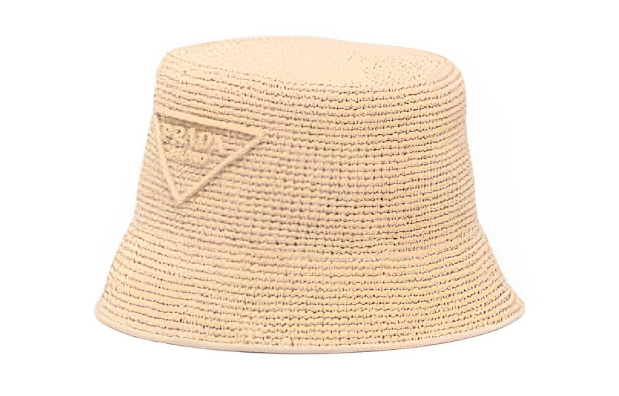 PRADA PRADA Straw Woven Bucket Hats Women's