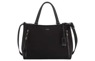TUMI Nylon Tote Bag, Shopping Bag, Shoulder Bag, Handbag Medium Women's Black