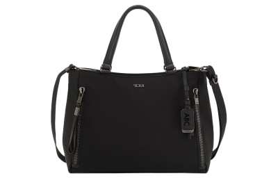 TUMI Nylon Tote Bag, Shopping Bag, Shoulder Bag, Handbag Medium Women's Black