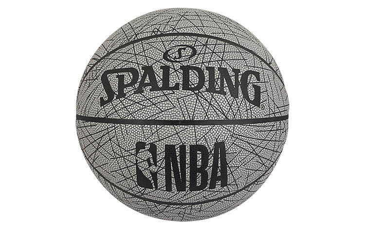 SPALDING SPALDING Reflective Collection Pu Basketball Gray Size 7 Training Unisex