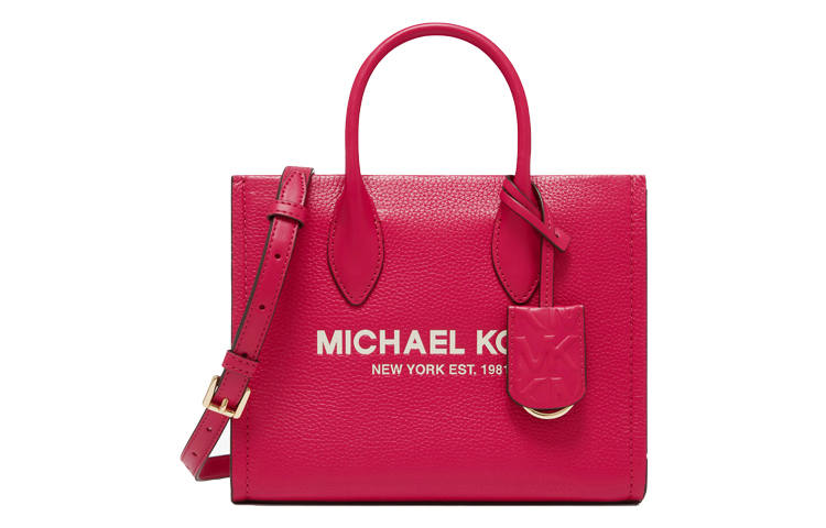 MICHAEL KORS Leather Handbag, Crossbody Bag Small Women's Rose