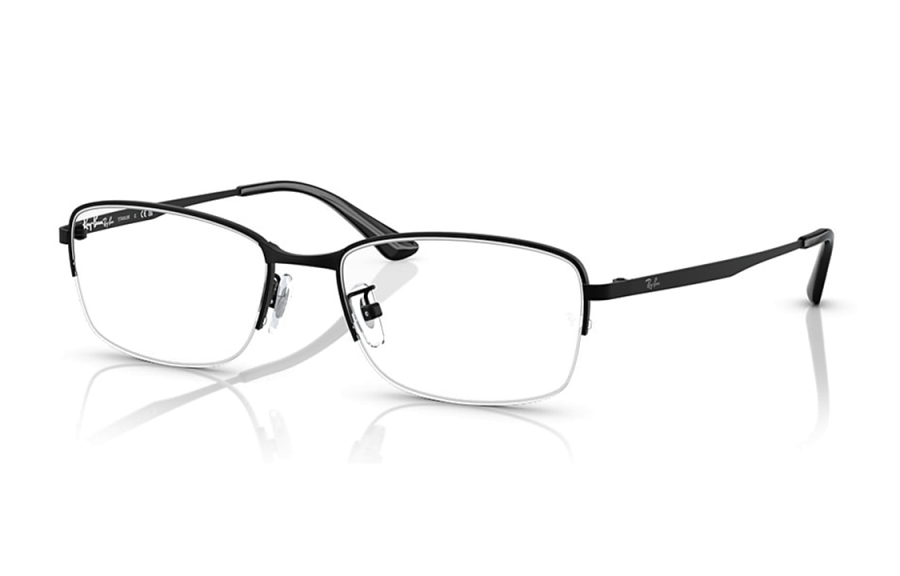 RayBan RayBan Alloy Frame Rectangular Black Men's Black