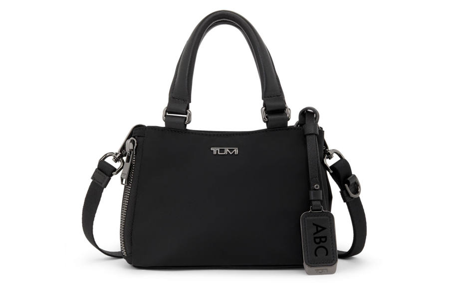 TUMI Nylon Tote Bag, Shopping Bag, Handbag, Shoulder Bag, Crossbody Bag Small Women's Black