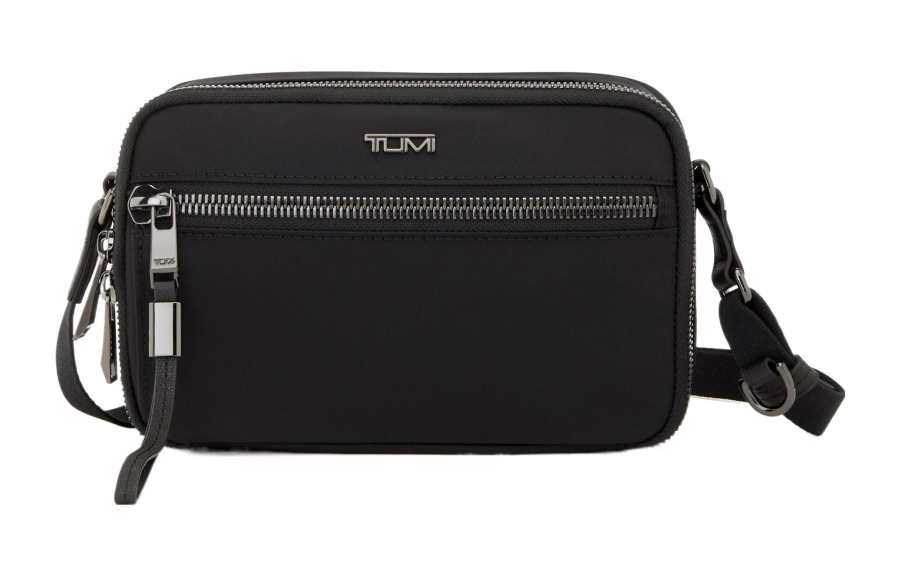 TUMI Nylon Shoulder Bag, Crossbody Bag Women's Black