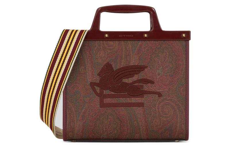 ETRO Logo Embroidered Paisley Tote Bag
