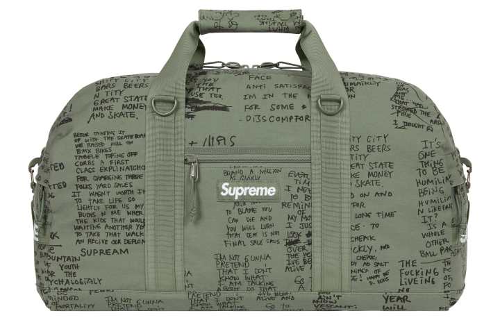 Supreme Supreme Cotton Luggage Bag, Shoulder Bag, Crossbody Bag, Handbag Unisex