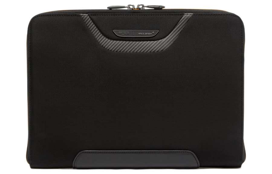 TUMI TUMI McLaren, Collaboration Fabric Briefcase Clutch Men's Black