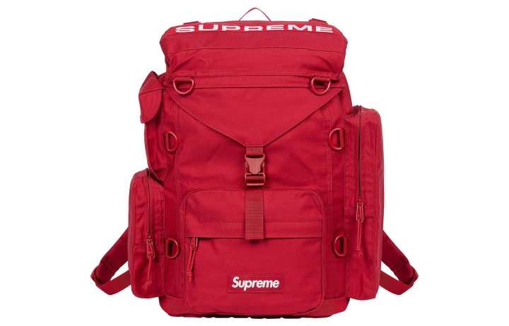 Supreme Supreme Nylon Backpack Unisex Red