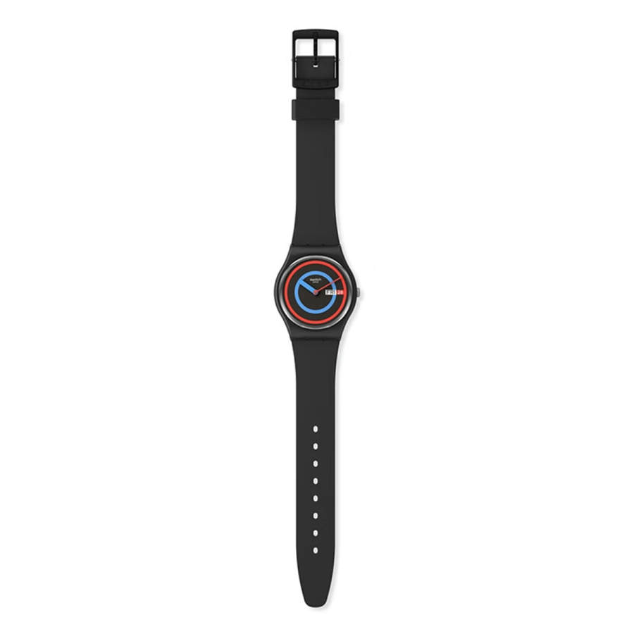 SWATCH Unisex Gent Series 34mm Black Watch SO28B706