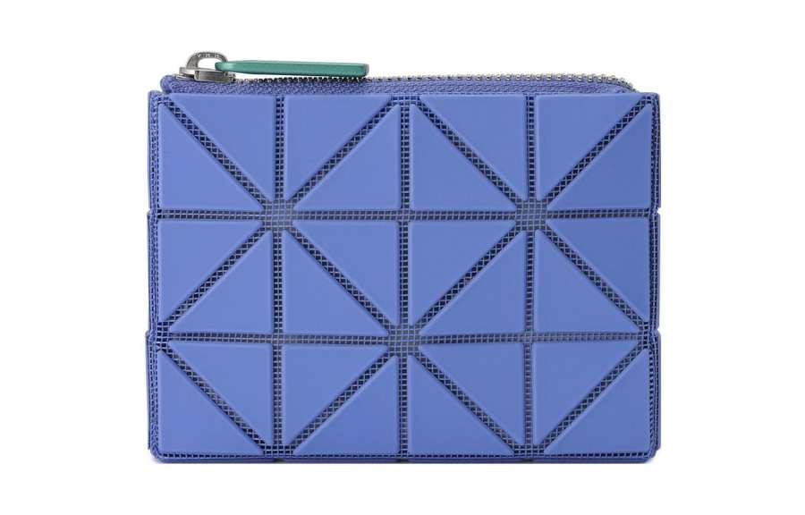 ISSEY MIYAKE Polyester Card Holder, Wallet Women's Blue