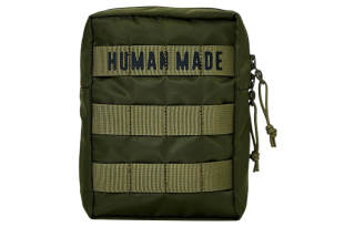 HUMAN MADE Nylon Shoulder Bag, Crossbody Bag Regular Women's Olive Green