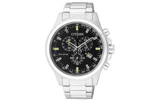 CITIZEN Ecology Drive Collection Light Powered Quartz Movement Stainless Steel Strap Watch