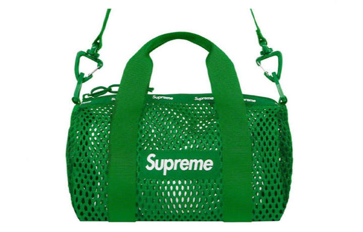 Supreme Supreme Mesh Nylon Luggage Bag, Handbag, Shoulder Bag, Crossbody Bag Mini Unisex Green