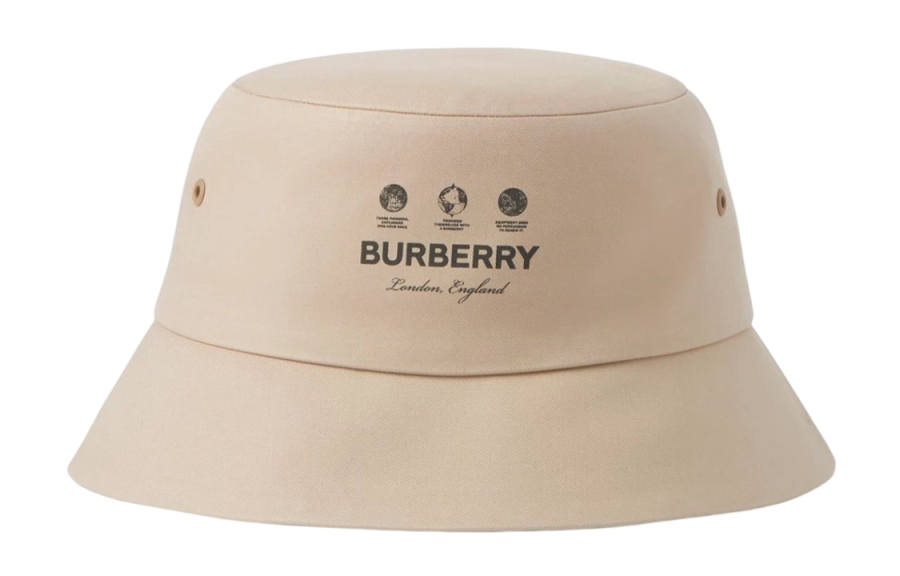 Burberry Burberry Cotton Logo Bucket Hat