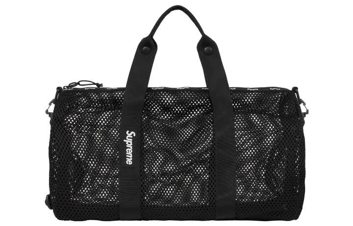 Supreme Supreme Polyethylene Mesh Luggage Bag Handbag Unisex Black