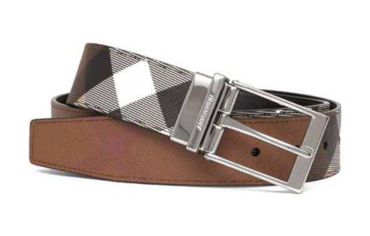 Burberry 【Previous Season】reversible check-print belt