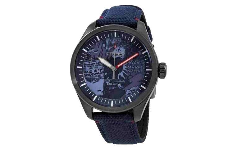 CITIZEN Quartz Movement Nylon Strap Men's Watches Blue Dial AW2037 04W