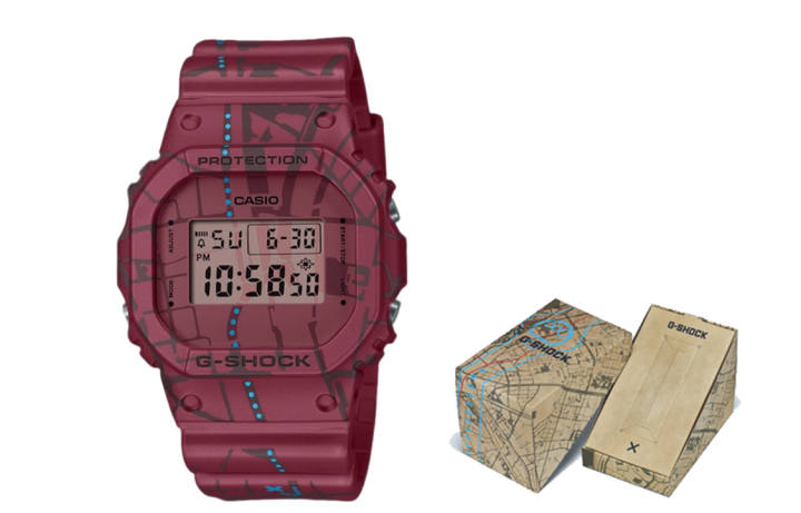 CASIO CASIO Men G-SQUAD Series Red Watch DW-5600SBY-4