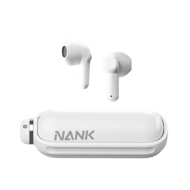 NANK NANK Lite2 Small Earphone, Half In Ear Sports Noise Cancellation Gaming True Wireless Bluetooth Headset