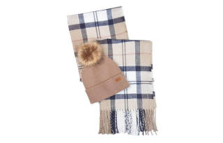 BARBOUR Knit Scarves Women's Light Umber