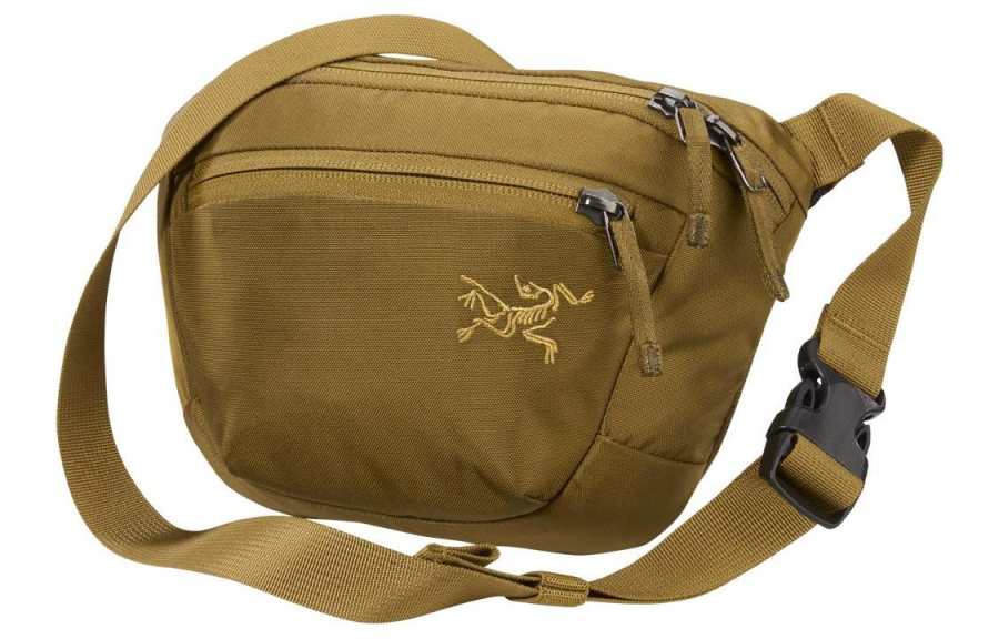 Arcteryx Arc'teryx 1.5L Sling Bag, Fanny Pack Outdoor Bag Nylon Fallen Leaves Yellow Unisex