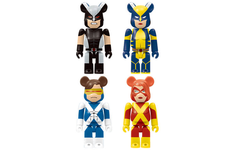 BE@RBRICK BE@RBRICK X Marvel X-Men Happy Lottery Wolverine & X-23 Wolverine X-Force 2 Pack