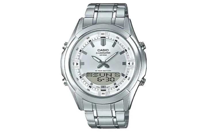 CASIO CASIO Men 50mm Silver Watch AMW-840D-7AVDF