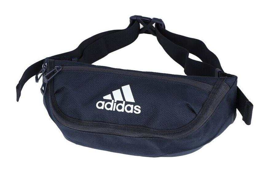 Adidas Adidas Polyester One Shoulder Crossbody Gym Travel Bag Fanny Pack Regular Unisex Marine Blue