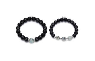 HMZ Obsidian Beaded Bracelets Unisex