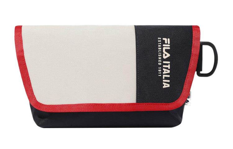 FILA Polyester Messenger Bag, Shoulder Bag, Crossbody Bag Mini Unisex Ink Marine Blue
