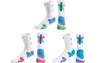 VEIDOORN Basketball Socks Unisex Multicolor