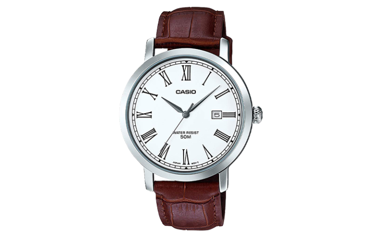 CASIO CASIO Men Standard Series 47mm White Watch MTP-E149L-7B