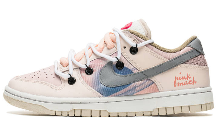 Nike Nike Dunk Low top Skateboard Shoes Women's Pink Purple