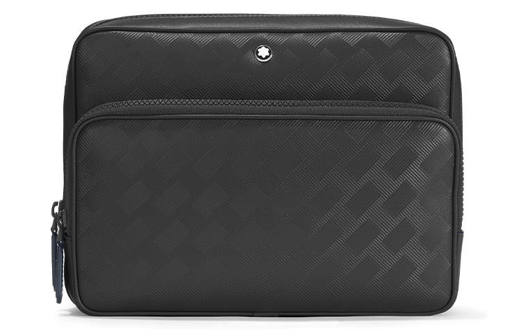 MONTBLANC Cow Leather Messenger Bag, Shoulder Bag, Crossbody Bag Mini Men's Black