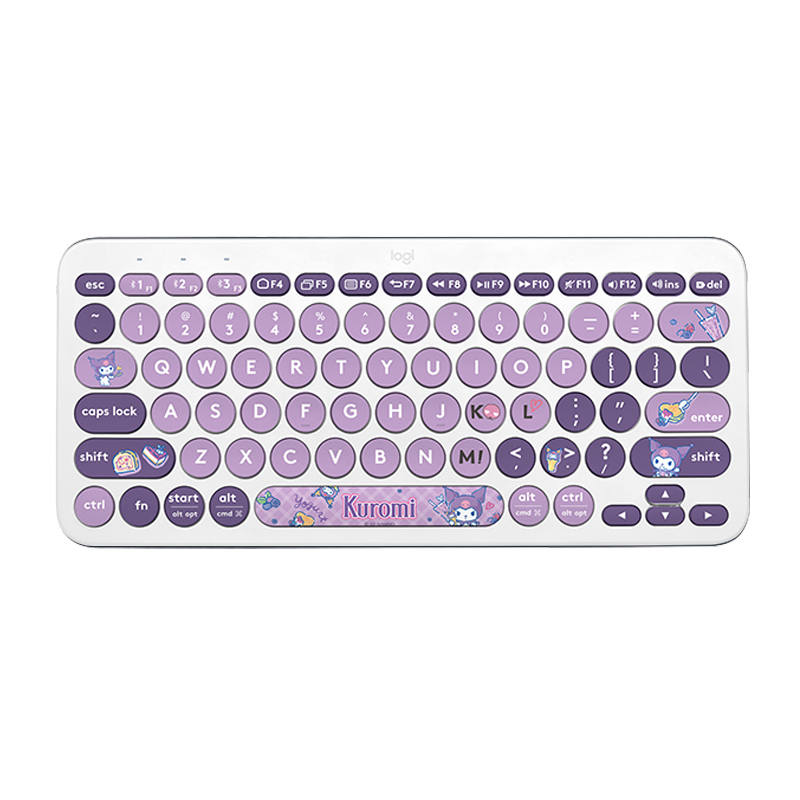 Logitech Logitech x KULUOMILIANMING K380 79 Keys Dessert House, Office Extra Thin Portable Keyboards
