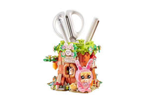 LOZ Rabbit Tree Trunk Pen Holder Building Blocks 617pcs LOZ1242