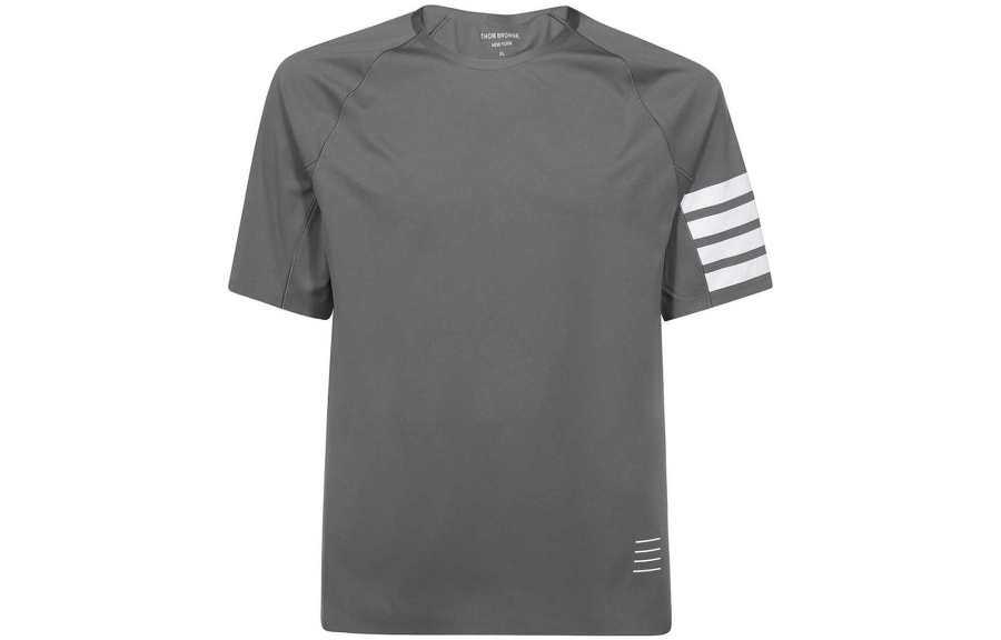 THOM BROWNE THOM BROWNE 4 Bar Striped Crewneck T Shirt