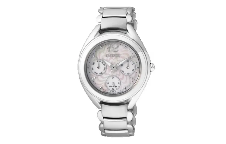 CITIZEN Light Powered Quartz Movement Stainless Steel Strap Watch Women's Watch White Dial