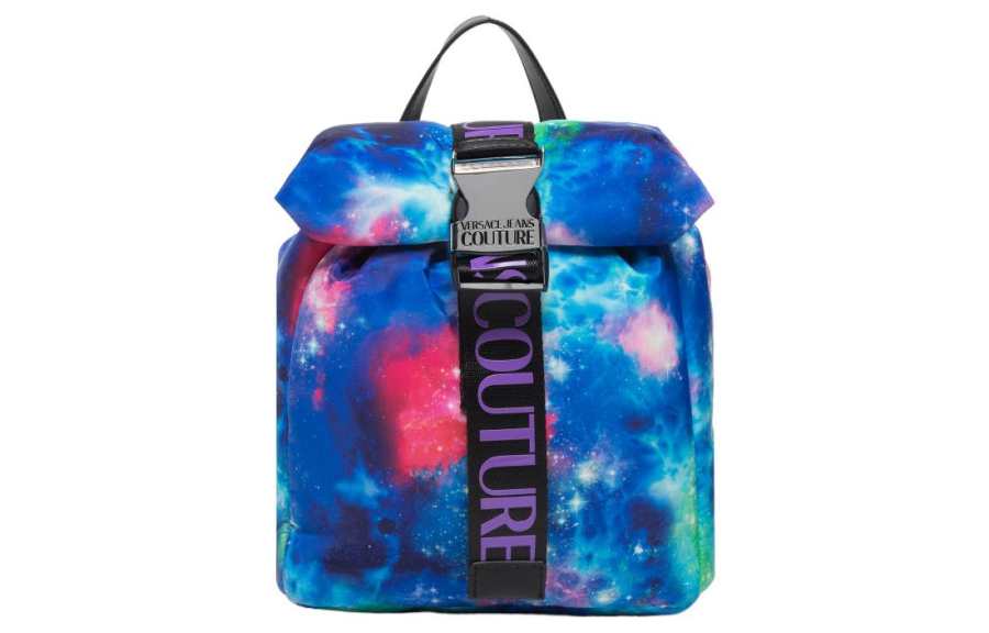 VERSACE JEANS COUTURE VERSACE JEANS COUTURE Fabric Backpack Regular Unisex Blue