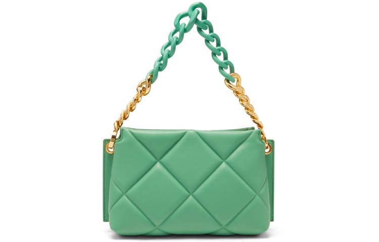 CHARLES&KEITH Pu Charles & Keith Bag, Handbag, Shoulder Bag Women's Black/Green