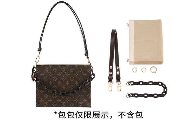 Luxury Care Artisan Workshop Cow Leather Shoulder Bag One Shoulder Crossbody Combo Set Bag Accessory Unisex Brown