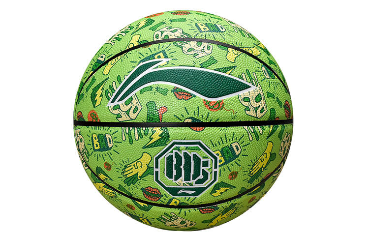 Li-Ning Li Ning Pu Basketball Slip Resistant Abrasion Resistant Green Size 7 Training Unisex
