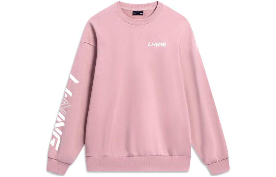 Li-Ning Li Ning Sports Fashion Collection Sweatshirt Unisex Pink
