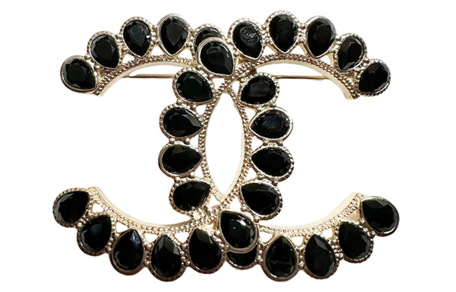 CHANEL CHANEL Brooches Women's Black