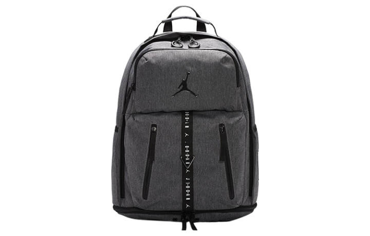 Jordan Jordan Polyester Backpack Unisex Carbon Heather