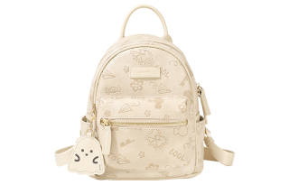 AILUXI Pu Backpack Women's Milkshake White