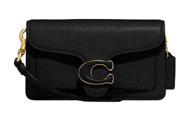 COACH Tabby Cow Leather Crossbody Bags Women's Black